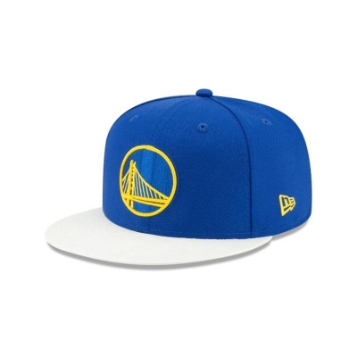 Golden State Warriors Gorra | New Era NBA Visor Flare 9fifty Snapback Cap Mexico - Azules